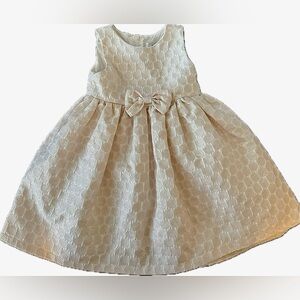 Popatu Girls Pale Pink Sparkle Dress - Size 2T